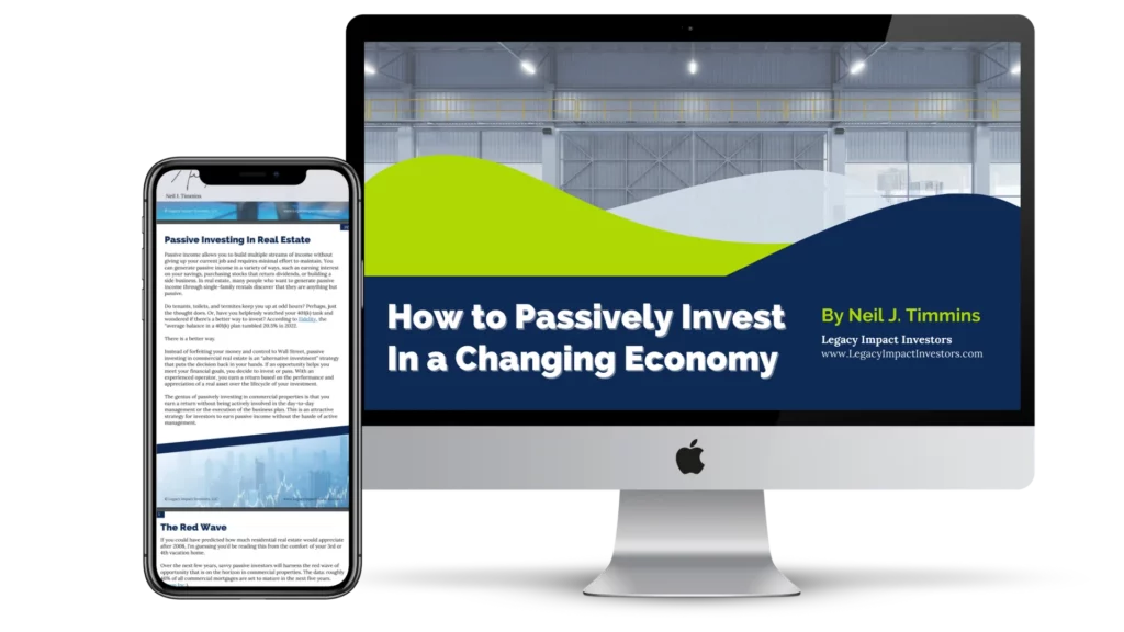 lead magnet mockup for passive investing ebook